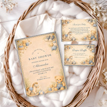 Vintage Blue Jeans Classic Nursery Baby Shower