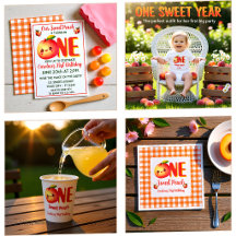 One Sweet Peach First Birthday