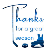 Hockey coach gifts - thanks for the season