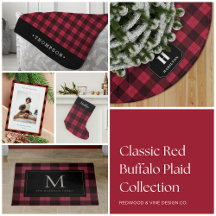 Classic Red Buffalo Plaid Collection