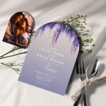 Whimsical Purple Magic Photo Wedding Decor Suite