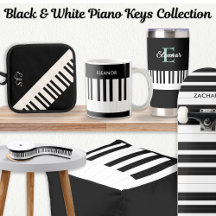 Black & White Piano Keys