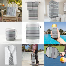 Gray Green With Black Stripes On Watercolor Paper