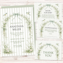 Sage Floral Nesting Party