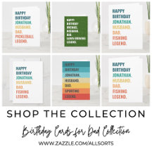 Sports & Hobby Birthday Cards for Dad