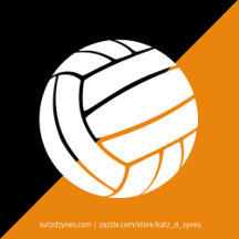 black and orange volleyball team colors