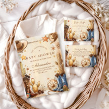 Rustic Western Cowboy Baby Shower