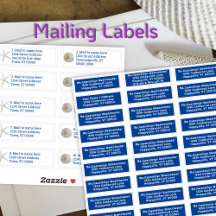 Individual Address Mailing Labels 