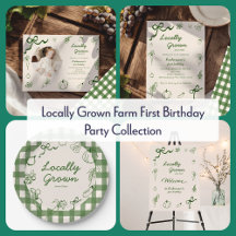 Locally Grown Farm First Birthday Party Collection