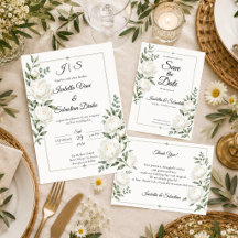 Timeless Ivory Peony Elegance Wedding