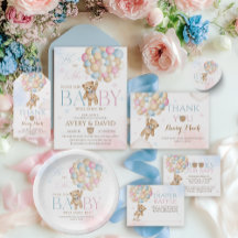 We Can Bearly Wait Gender Reveal Bear Baby Shower