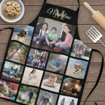 Family Photo Collage & Monogram Personalized Gifts