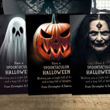 Spooky Halloween Greeting Cards