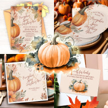 Pumpkin Spice Baby Shower Delights