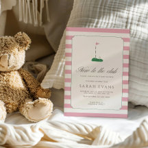 Pink New to the Club Baby Shower Preppy Collection