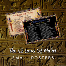 42 Laws Of Ma'at Posters (Small)
