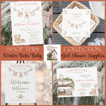 Winter Boho Baby Girl Little Bit O' Country Shower