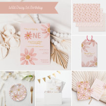 Wild Daisy 1st Birthday | Boho Floral Party Theme