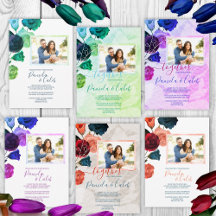 Sangria Red, Berry Purple, Royal Blue Weddings