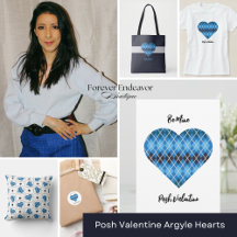 Posh Valentine Argyle Hearts Collection