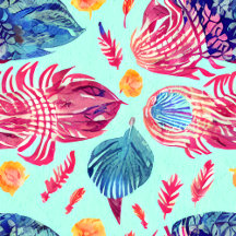 Boho Feathers Pattern