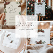 Rustic Christmas Bridal Shower Cozy winter