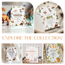 Cute Dinosaur Adventure Birthday Party