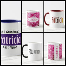 PATRICIA Name Personalized Coffee Mugs