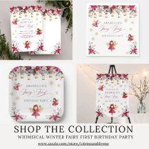 Whimsical Winter Fairy First Birthday Party