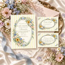 Sunflower Wildflower Baby Shower