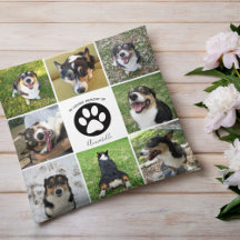Paw Print Pet Tribute Dog Memorial Keepsake Gifts