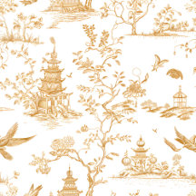 Gold Temples Chinoiserie