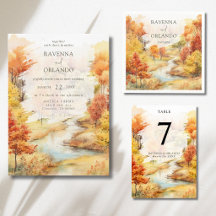 Forest Fall Wedding