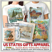 US States gifts, apparel