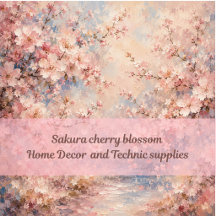 pink sakura Cherry Blossom romantic home decor