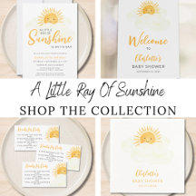Little Ray of Sunshine Gender-Neutral Baby Shower 