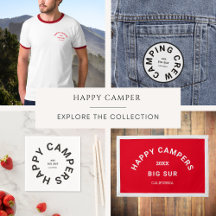 Happy Camper Retro Red & Vintage Black