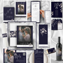 Dark Navy Elegance, a sophisticated luxury suite