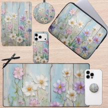 Rustic Farmhouse Wildflower Tech Accessories