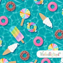 Sweet Treat Pool Floats – Teal Water