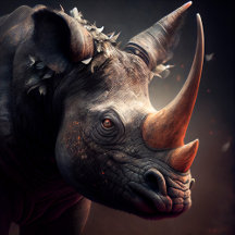 Puzzle rhinoceros