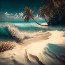 Turquoise Water and Palm Trees