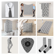Black and white dots pattern geometric design