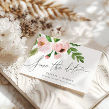 Celebrate blush floral wedding collection