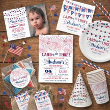 Land Of The Three! 4th Of July 3rd Birthday Party