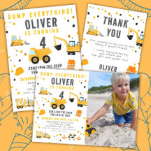 Dump Everything Construction Party Supplies