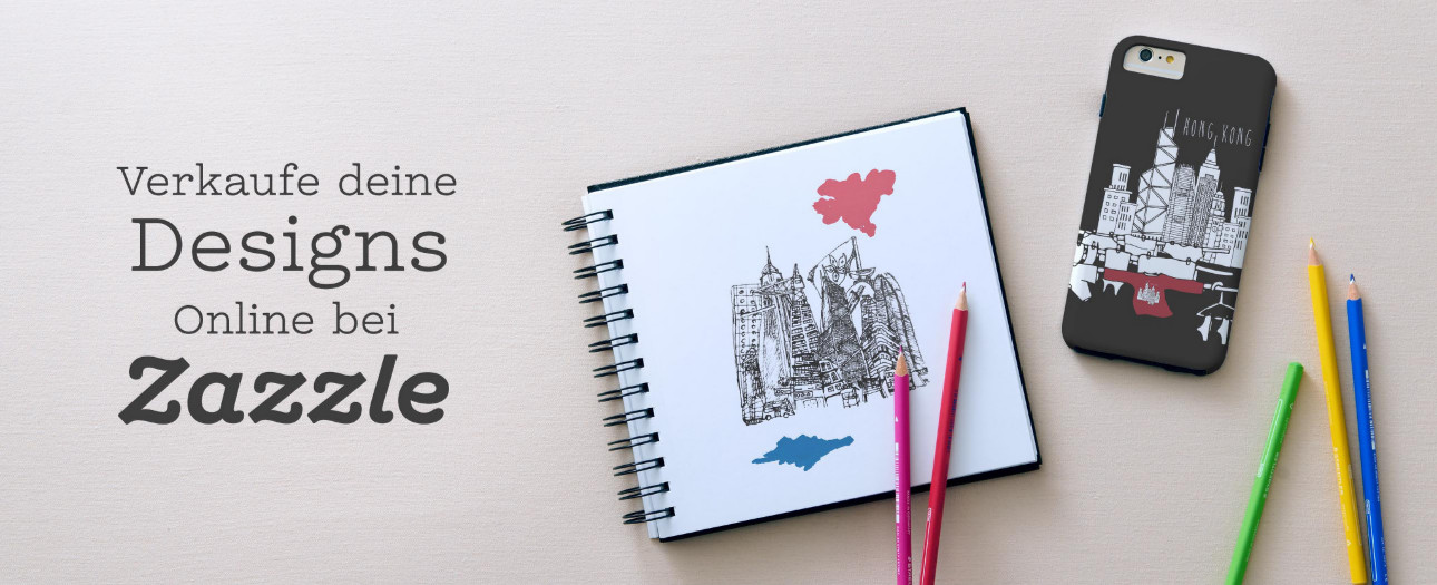 Verkaufe Deine Designs auf Zazzle