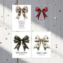 Elegant Christmas Bow Holiday Collection