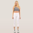 Capris mit hoher Taille