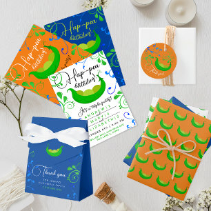 Erbsen in einem Pod Coole blaue Triplette   Gemein Geschenkschachtel